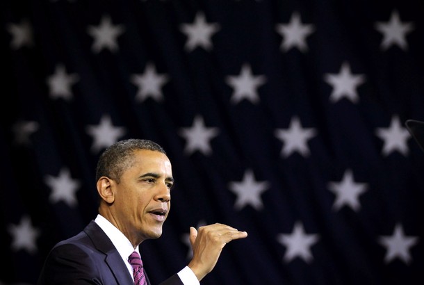 Obama Gives Speech On Economy In Virginia