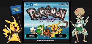 Pokémon: Black and Blue is a parody of Pokémon created by PETA. 