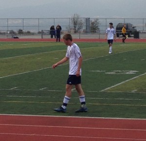 Last league game of the soccer season