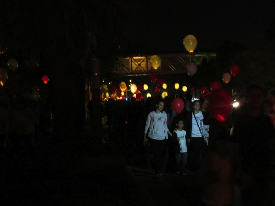 Santa Clarita residents and families Light the Night in the fight against cancer