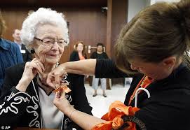99-year-old woman graduating high school 