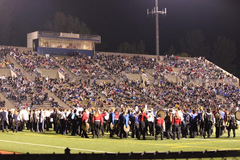 A huge turnout applauded each of the 34 marching bands that performed at the 30th Hart Rampage.
