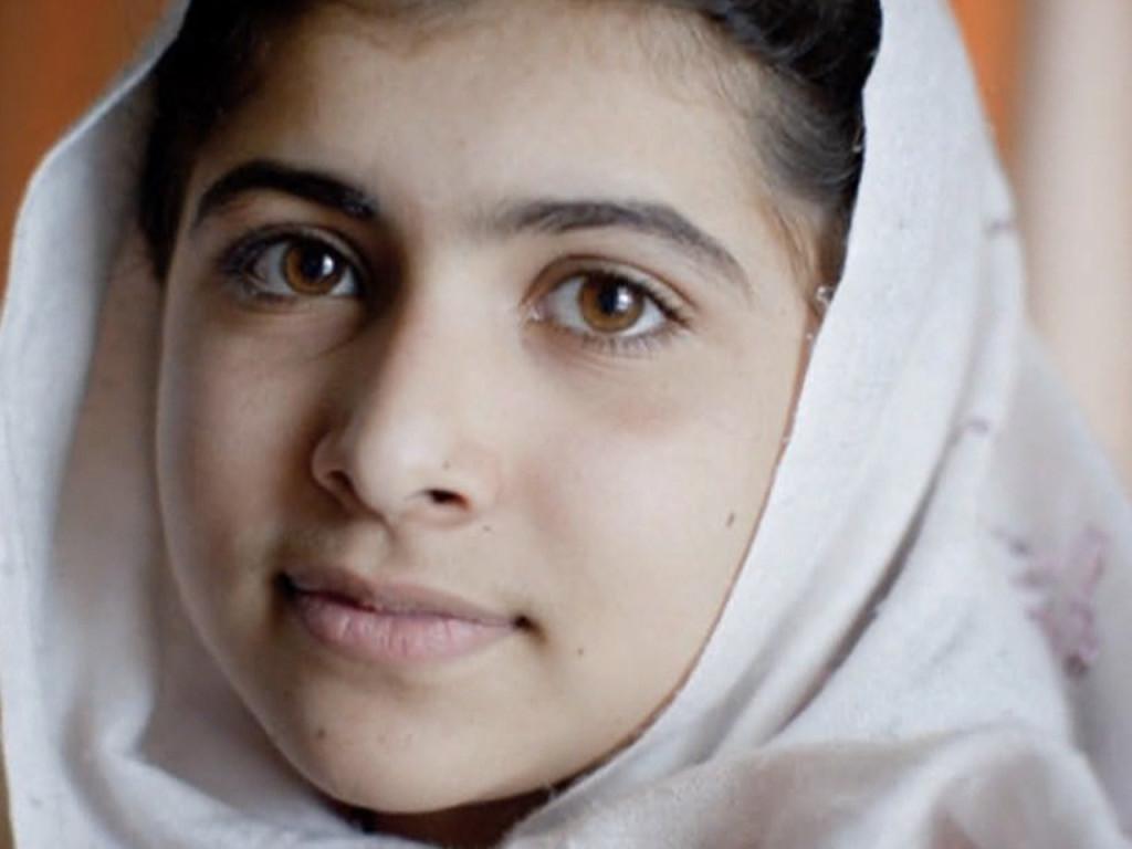 Malala Yousafzai at the age of 16 after she got shot