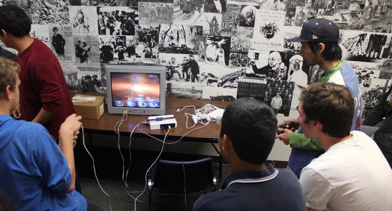 Gamers compete in the Super Smash Bros. Brawl Tournament.