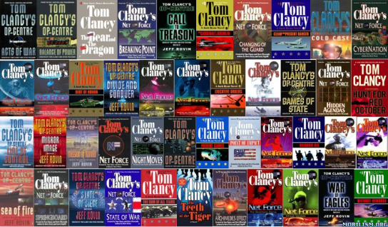 All the books written by late author Tom Clancy.