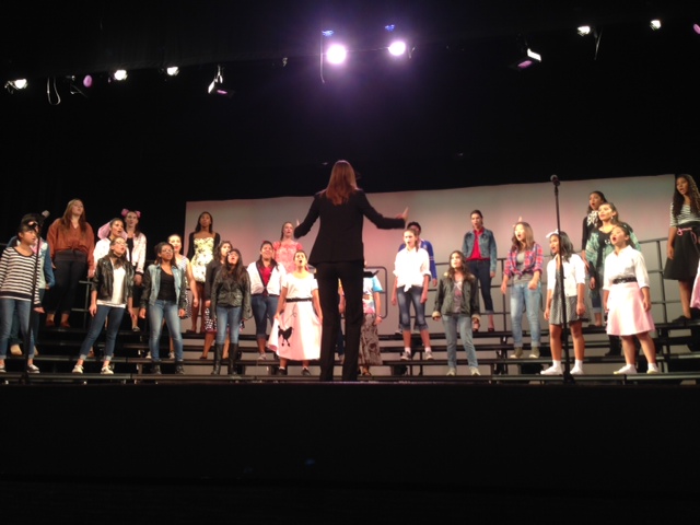 The Woman's Choir opening the show