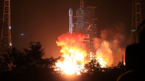 China Launches Moon Rover Mission