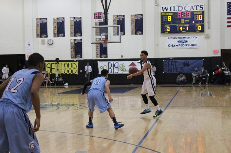 Junior Anthony Austin prepares to call a play.