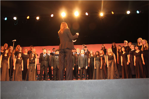 Sing along with choir