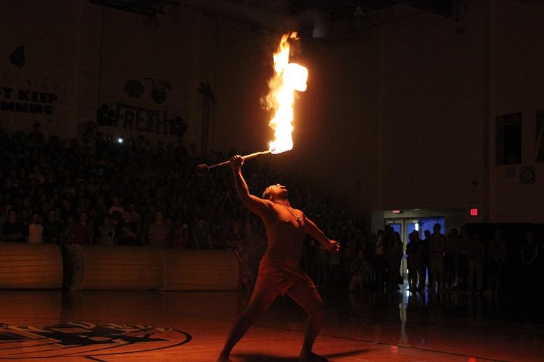 The Ohana Rally was highlighted with a fire show finale.