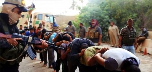 ISIS fighters capture hostages as a part of their reign of terror.
