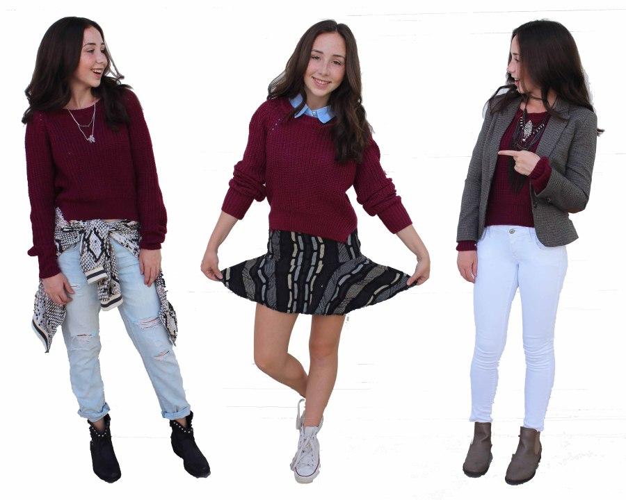 Falling For Fall Fashion: One sweater, Three Looks