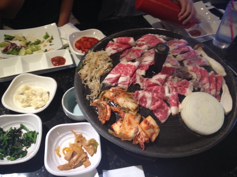 Various types of meat are available for consumers to try.