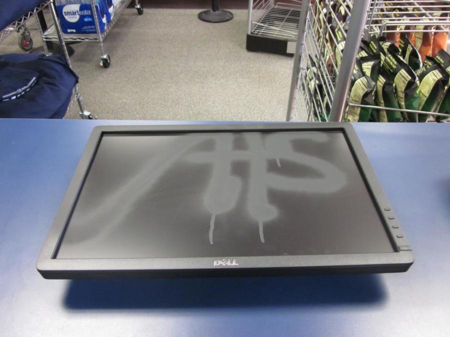 In the vandalism, West Ranch computer monitors were spray painted on. 