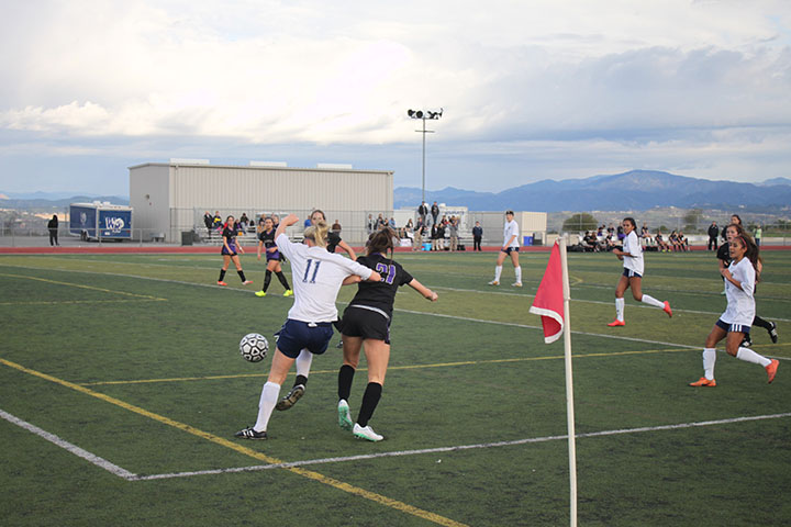 Girls varsity soccer pulls a victory on Valencia