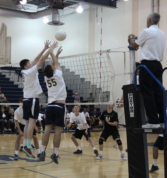 Boys Volleyball plays Golden Valley