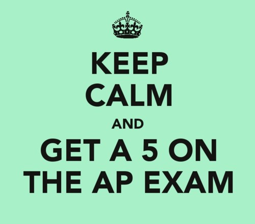 Preparing for AP tests in May