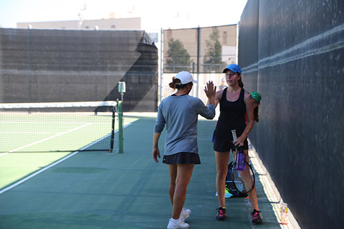 Girls tennis picks up momentum with win against Chaminade