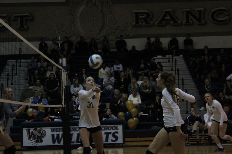Girls' volleyball completely dominated Golden Valley in their final league match. 