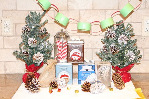 We don’t necessarily recommend putting all of your beautiful decorations on a small section of your kitchen counter, but this is what they should look like if you followed our instructions correctly.