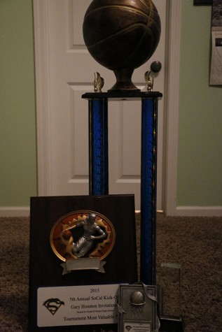 Her room also contains her more recent awards, such as the MVP award for her high school season and MVP at the So-Cal Kick Off.