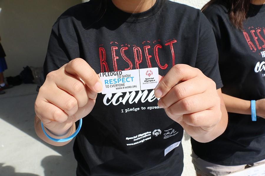  Stickers with supportive messages stuck with students the rest of the day. (Image Credits: Sydney Chang) 