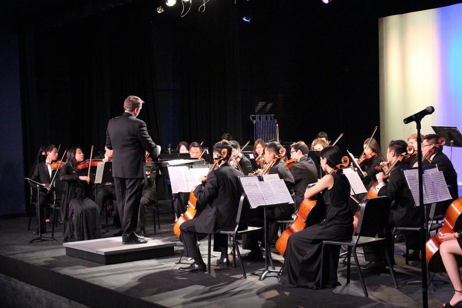 The West Ranch Chamber Orchestra performs Tchaikovskys Serenade as a finale. 
