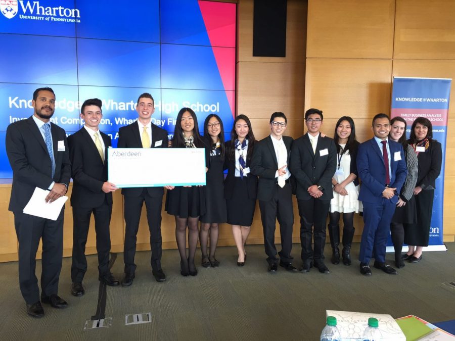 The West Ranch team wins the Investment Competition for the second time. 