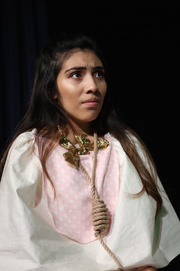 Gloria Zavalas plays the hilarious cow-- Milky White.