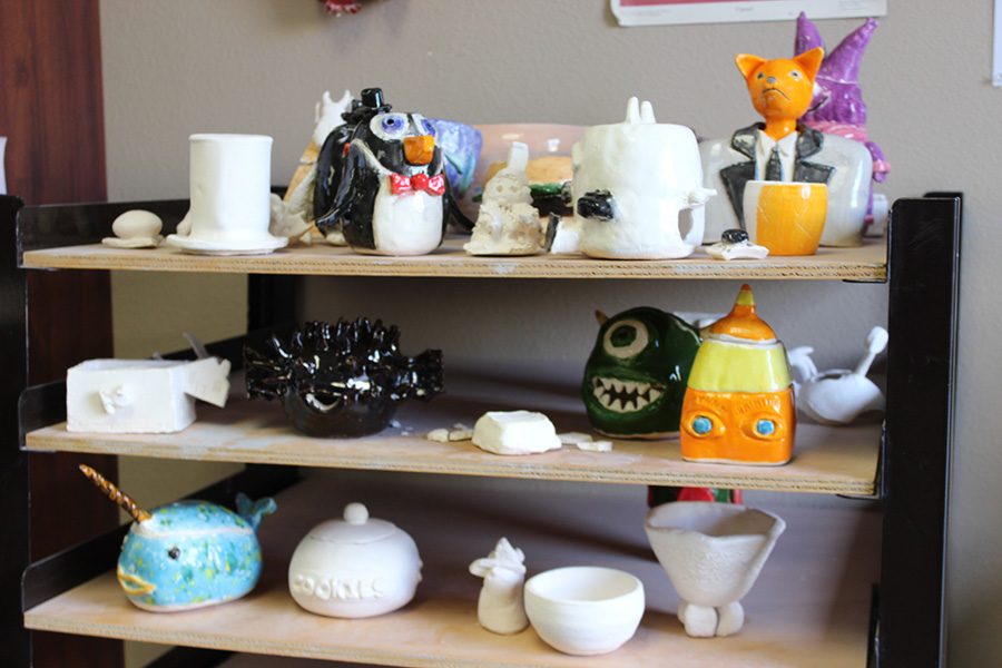 Sculptures and Ceramics Around Campus