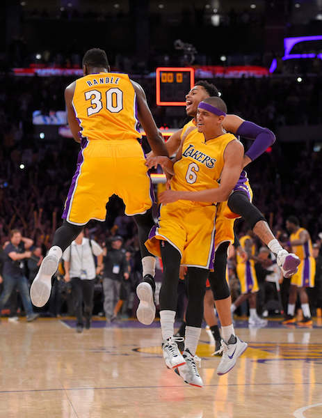 Surprisingly, the Baby Lakers have been one of the most exciting teams to watch this season. Provided by Boston Herald.