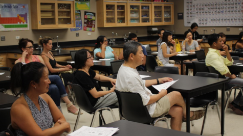 Parents go “back to school” for a night