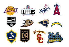 Los Angeles Sports Teams LA Dodgers, LA Lakers, LA Rams And LA