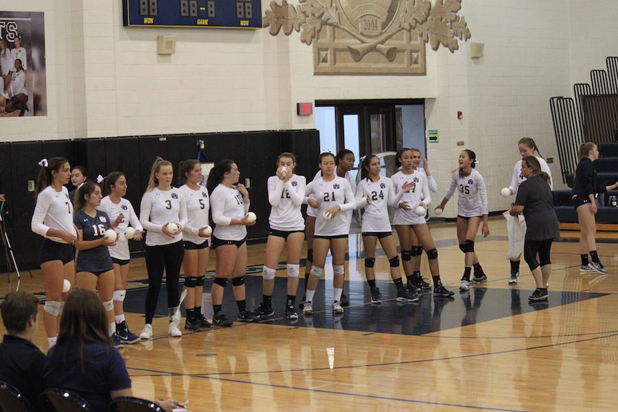 West Ranch Volleyball Falls to Valencia on Senior Night