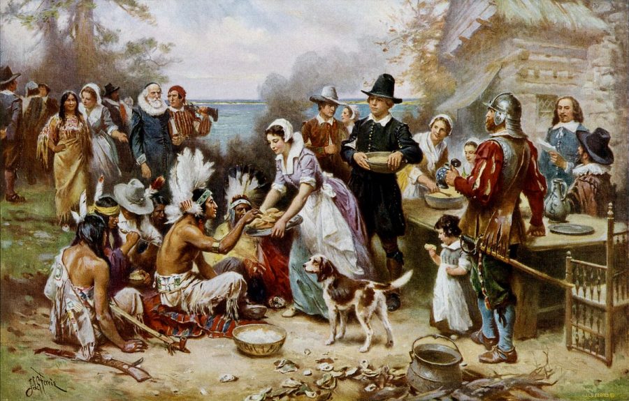 The+First+Thanksgiving+by+Jean+Leon+Gerome+Ferris