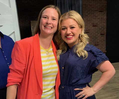 Mrs. Peters with Kelly Clarkson