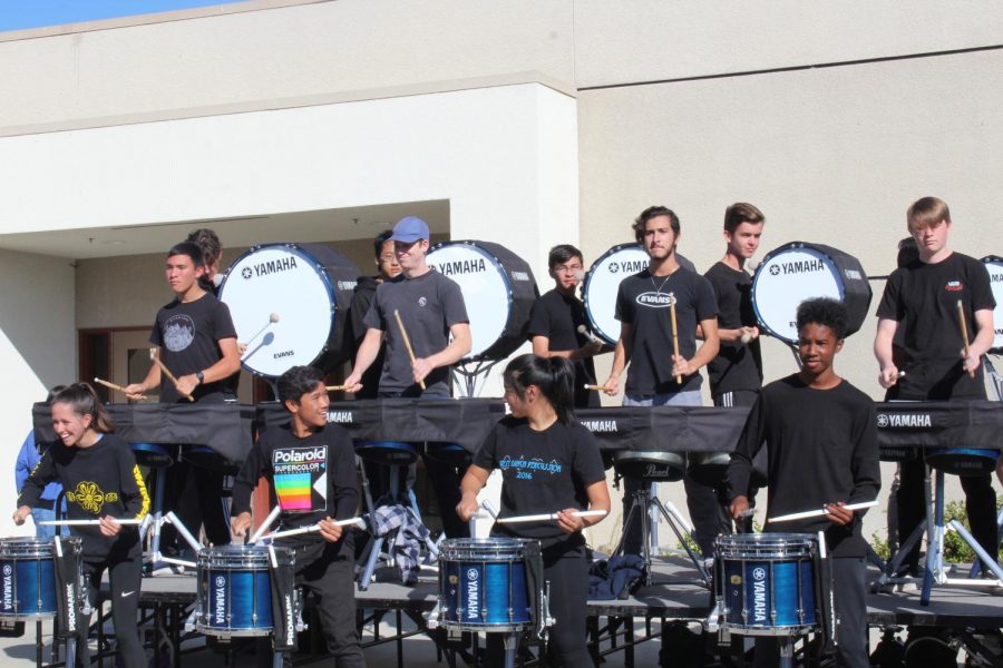 West Ranch Percussion Blows Students Away During Pep Rally