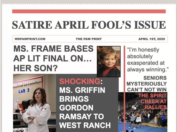 The Paw Print: April Fool's Edition 2020