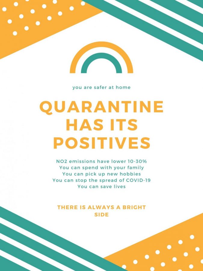 A bright side during depressing times: How being quarantined can benefit the world and ourselves