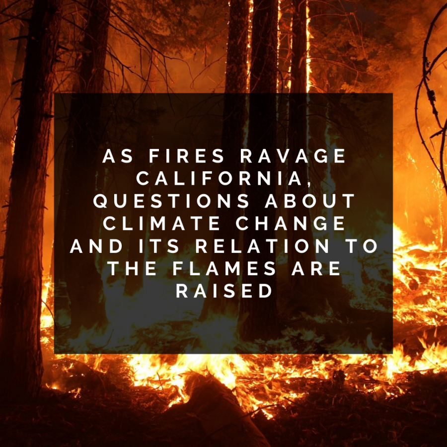As fires ravage California, questions about climate change and its relation to the flames are raised