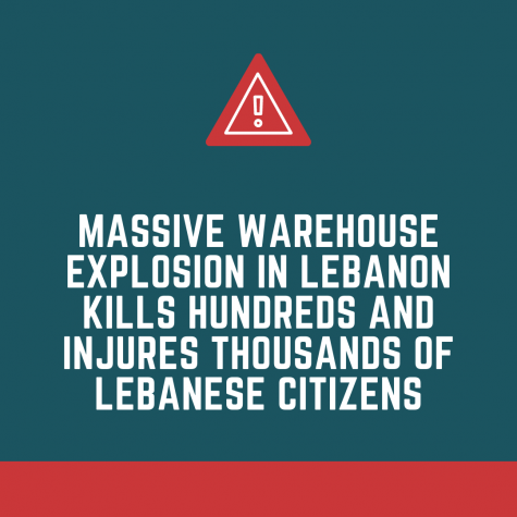 Massive warehouse explosion in Lebanon kills hundreds and injures thousands of Lebanese citizens