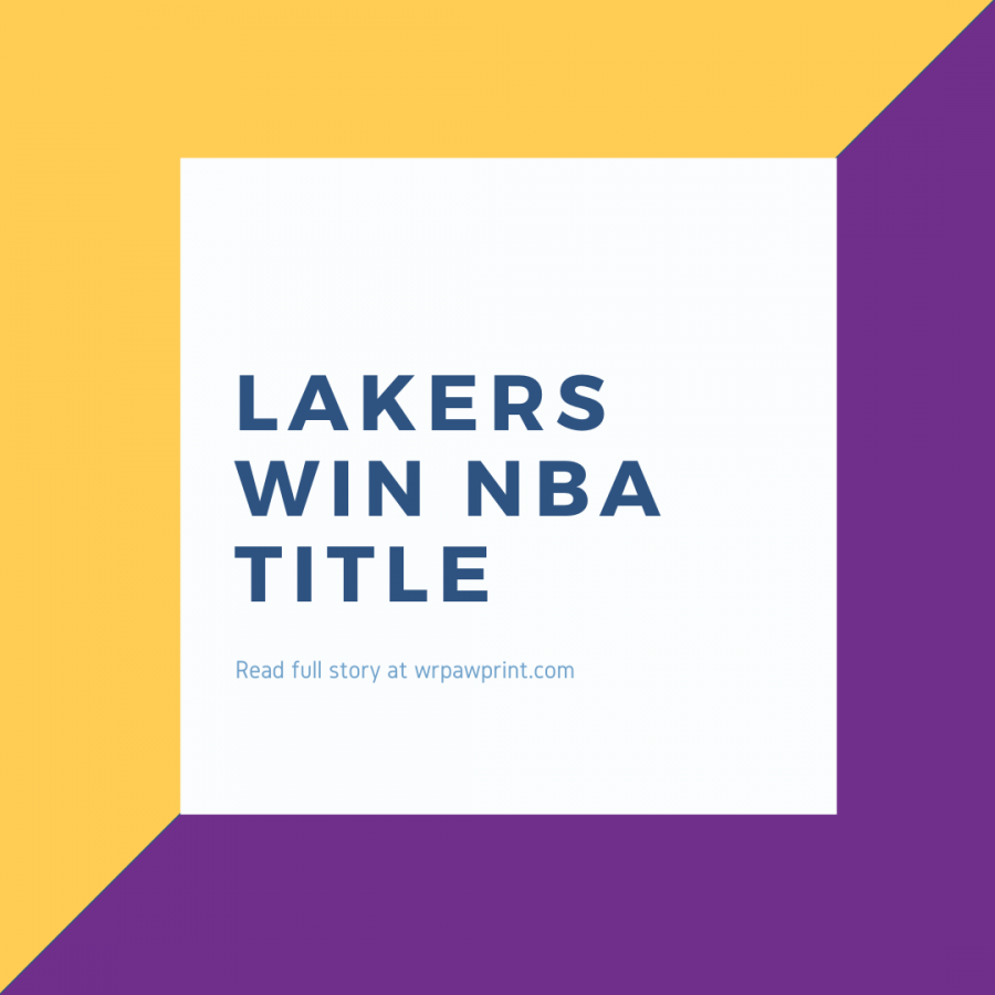 Los Angeles Lakers win 2020 NBA Championship