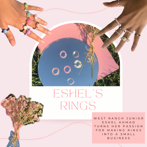 West Ranch Junior Eshel Ahmad turns her passion for making rings into a small business
