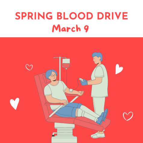 Participate in the spring blood drive
